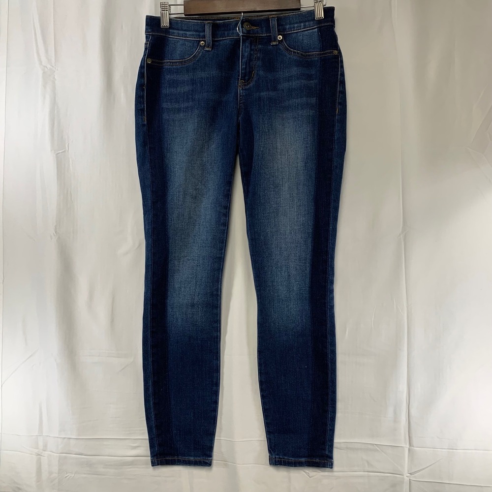 Lila Ryan Corbett Jeans‎ Womens 28 Blue Side Stripe Skinny High Rise 174127